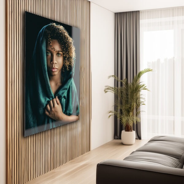 interior glass wall art